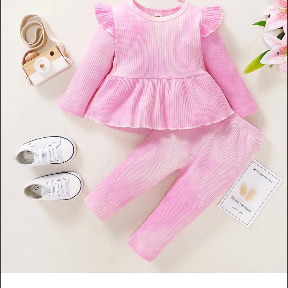 2pc baby tie dye set